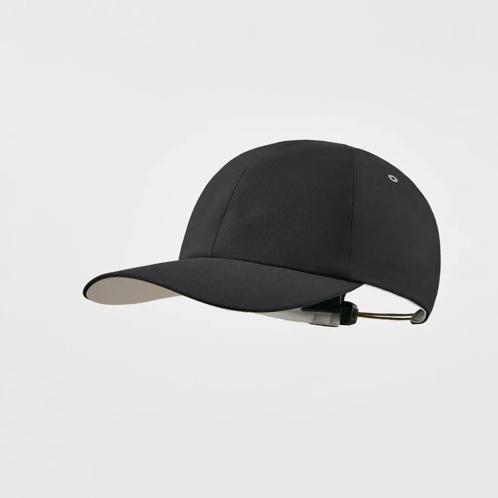 Blank Seamless Water Proof Light Weight Running Cap - 6057 Black foremosthat