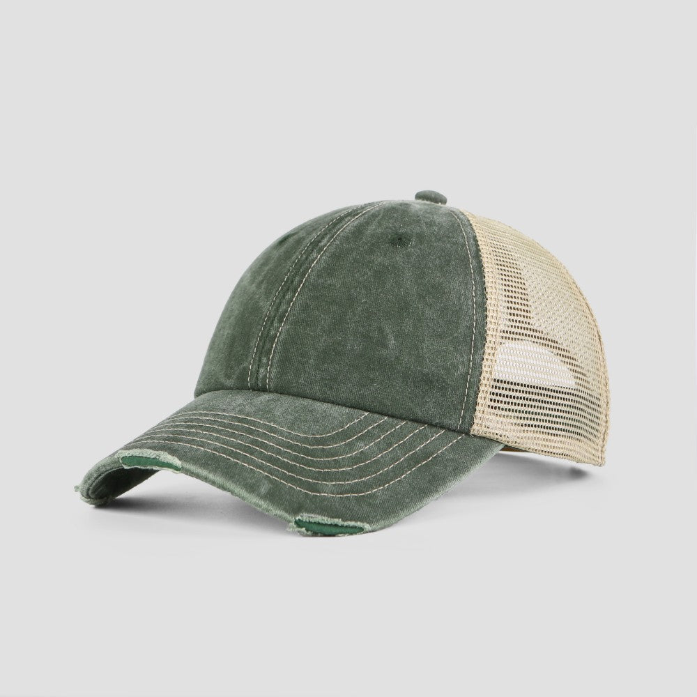 Blank Cotton Sand Vintage Trucker Hats Wholesale - 6532 Foremost Hat-Wholesale & Custom Hats