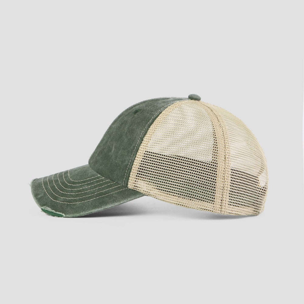 Blank Cotton Sand Vintage Trucker Hats Wholesale - 6532 Foremost Hat-Wholesale & Custom Hats