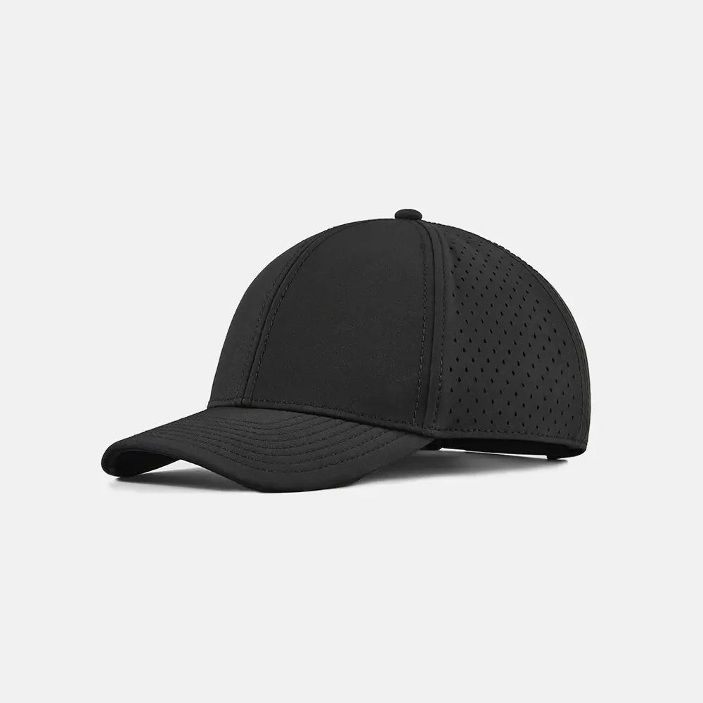 Blank 6 Panel Water Repellent Perforated Snapback Hats - 6266 foremosthat