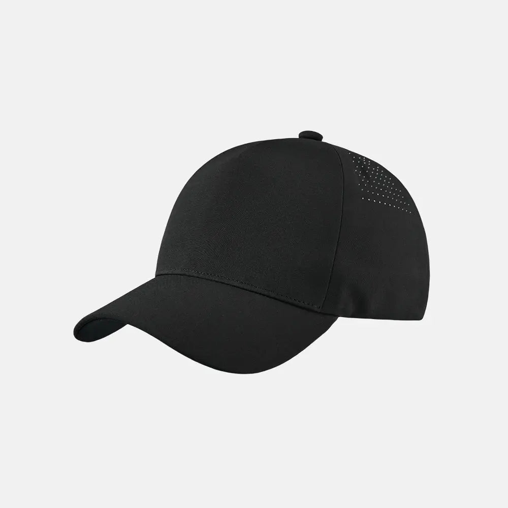 Blank Seamless Perforated Snapback Hats - 5312 foremosthat