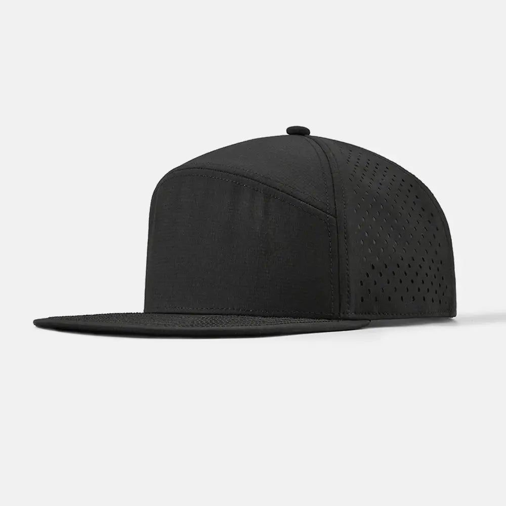 Blank 5 Panel Water Repellent Perforated Snapback Hat - 6023 foremosthat