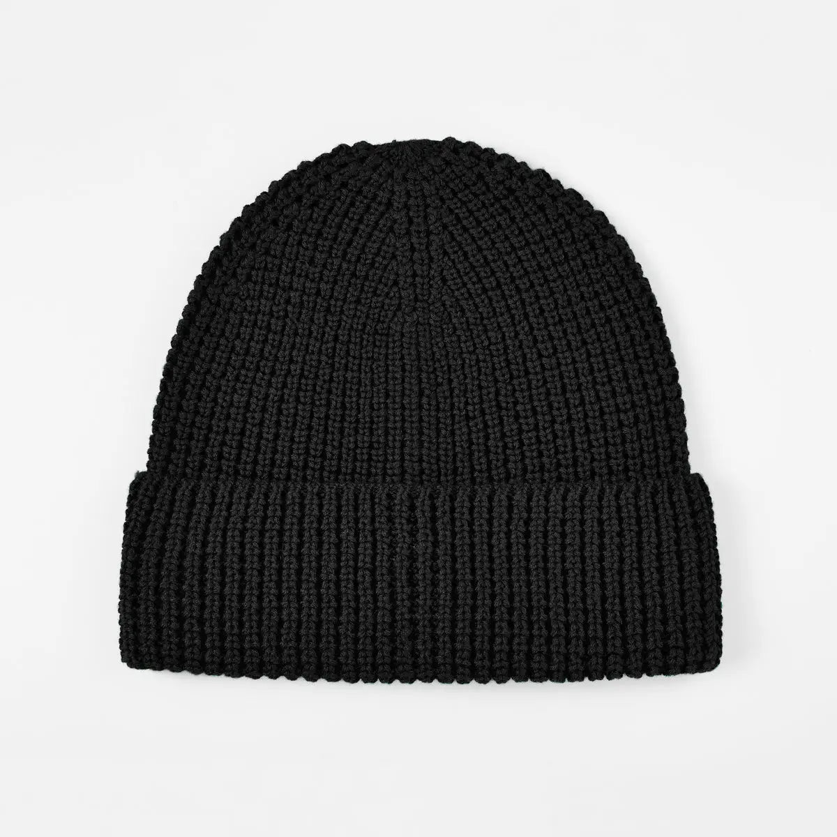 Blank Knit Cuffed Wool Waffle Beanie Wholesale - 1546 Foremost Hat-Wholesale & Custom Hats
