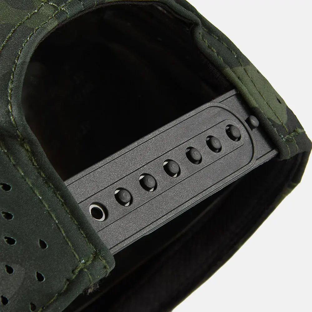 Blank 6 Panel Water Repellent Perforated Snapback Hats - 6266 foremosthat