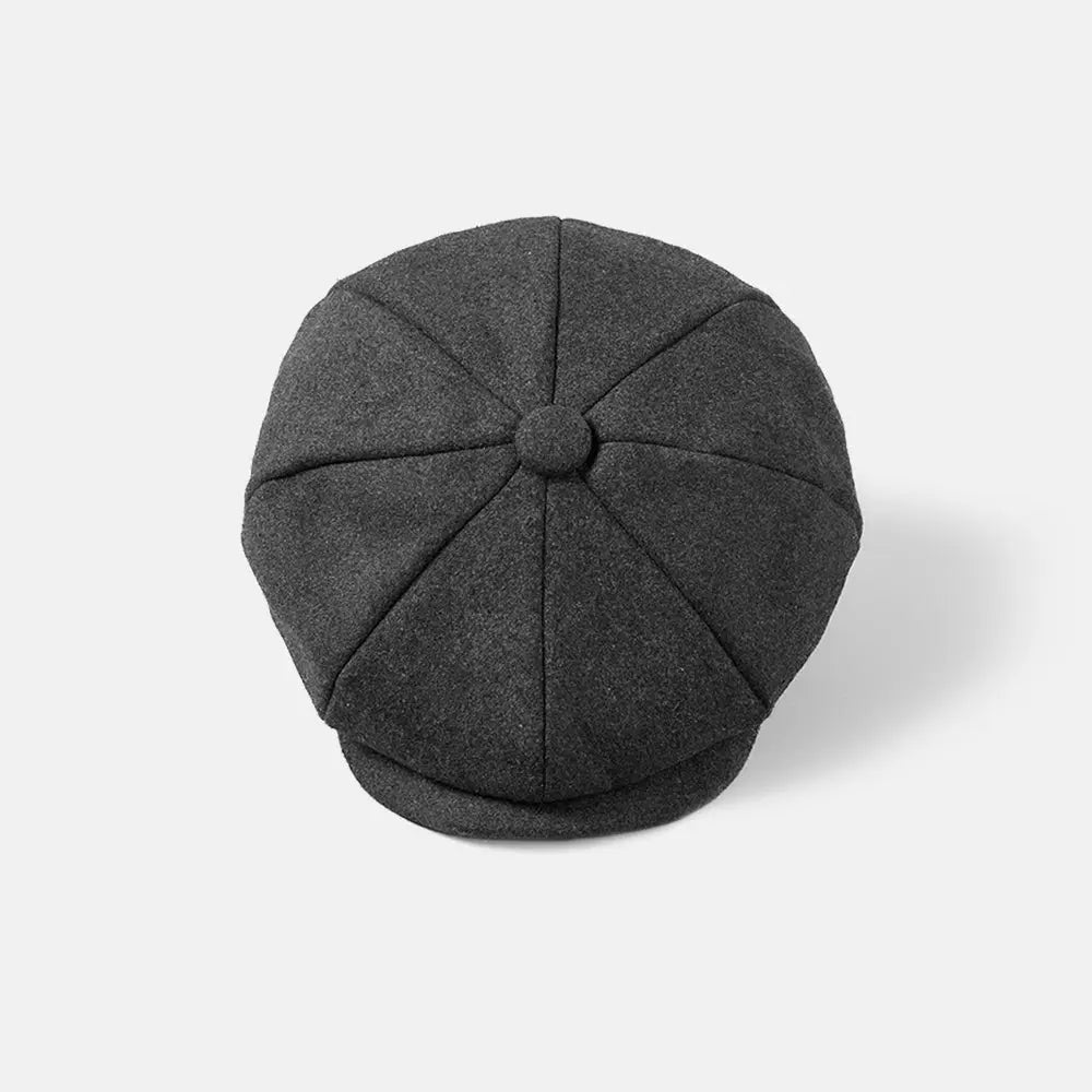 Blank Classic Plaid Newboy Cap -420 foremosthat