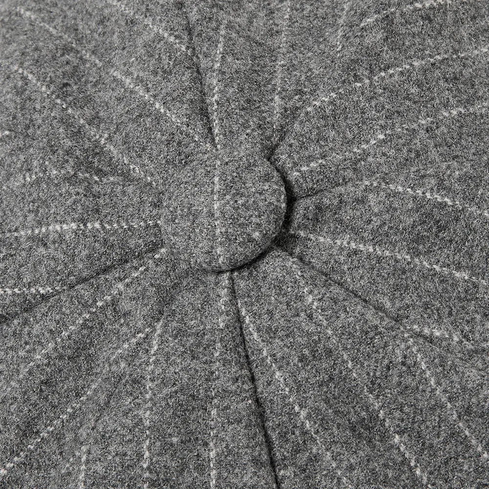 Blank Stripe Wool Newsboy Cap - 423 foremosthat