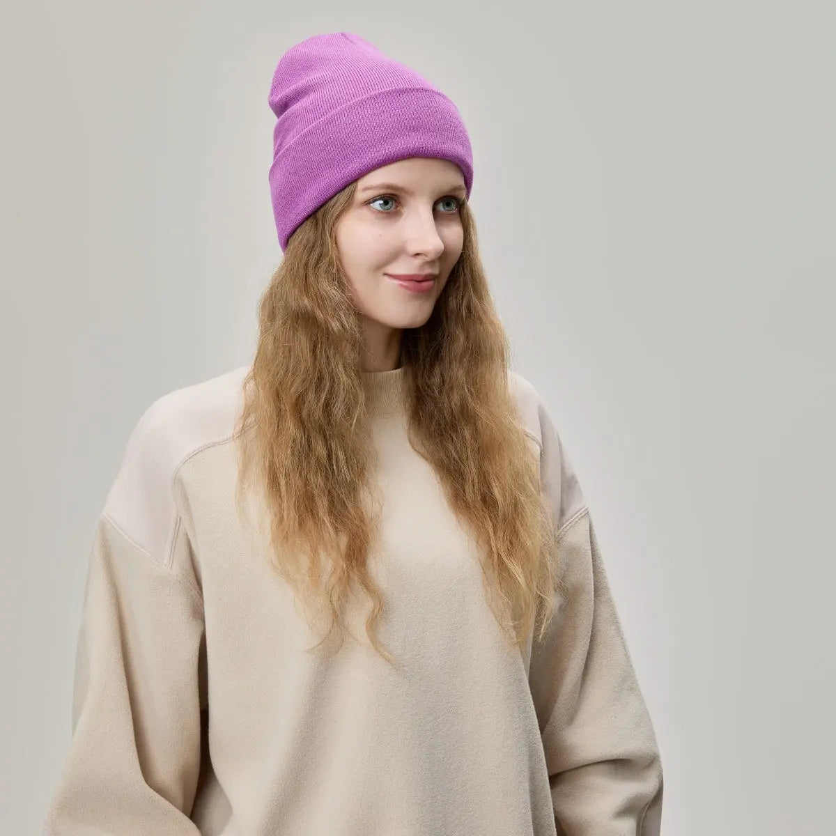 Blank Cuffed Wool Blend Beanie Wholesale - 1149 Foremost Hat-Wholesale & Custom Hats