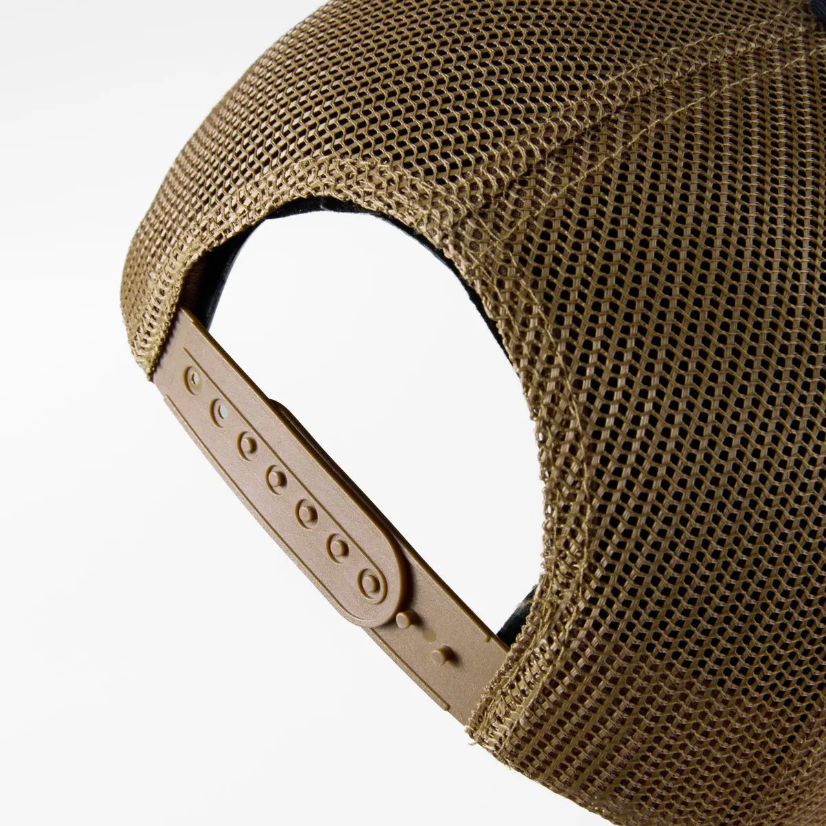 Blank 6 Panel Structured Mesh Trucker Hat - 7018 Foremost Hat