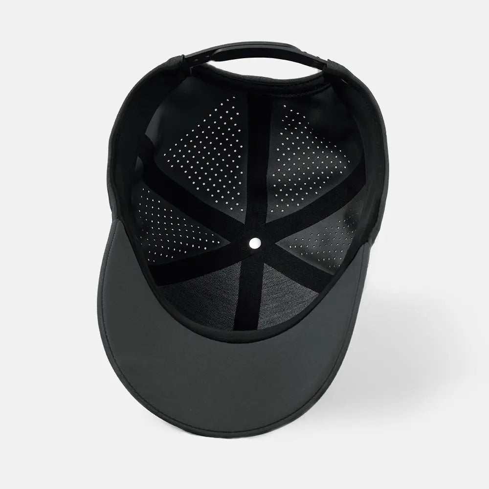 Blank Seamless Perforated Snapback Hats - 5312 foremosthat