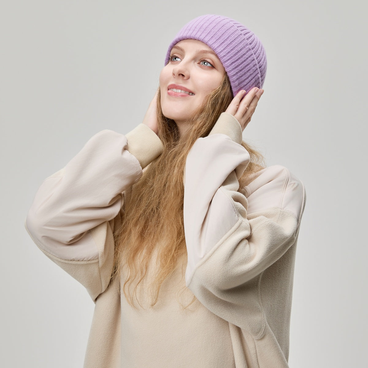 Blank Seamless 100% Merino Wool Beanie - 1224 foremosthat