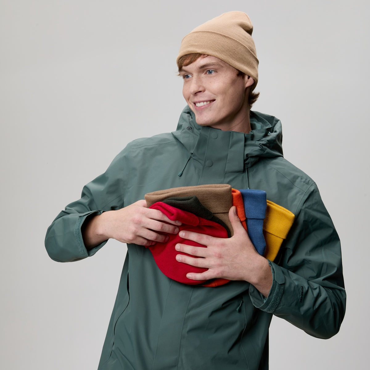 Blank Wool Blend Cuffed Beanie Wholesale - 1149 foremosthat