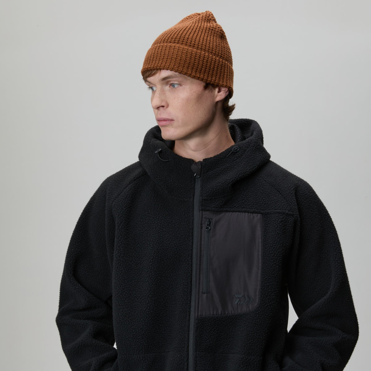 Blank Knit Cuffed Wool Waffle Beanie Wholesale - 1546 foremosthat