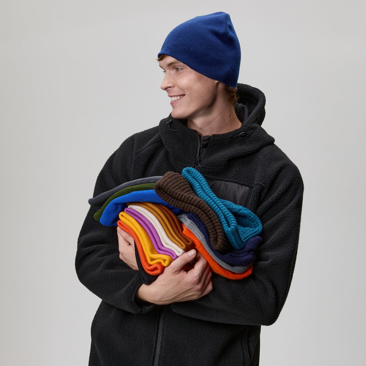 Blank Men Recycled Cuffless Beanie Wholesale - 1177 foremosthat