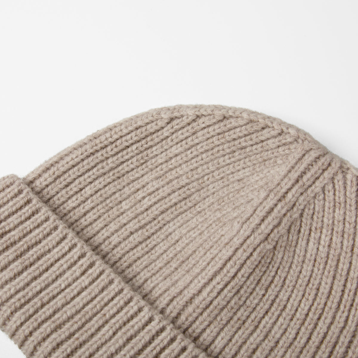 Blank 100% Merino Wool Short Fisherman Beanie Wholesale - 1281 foremosthat