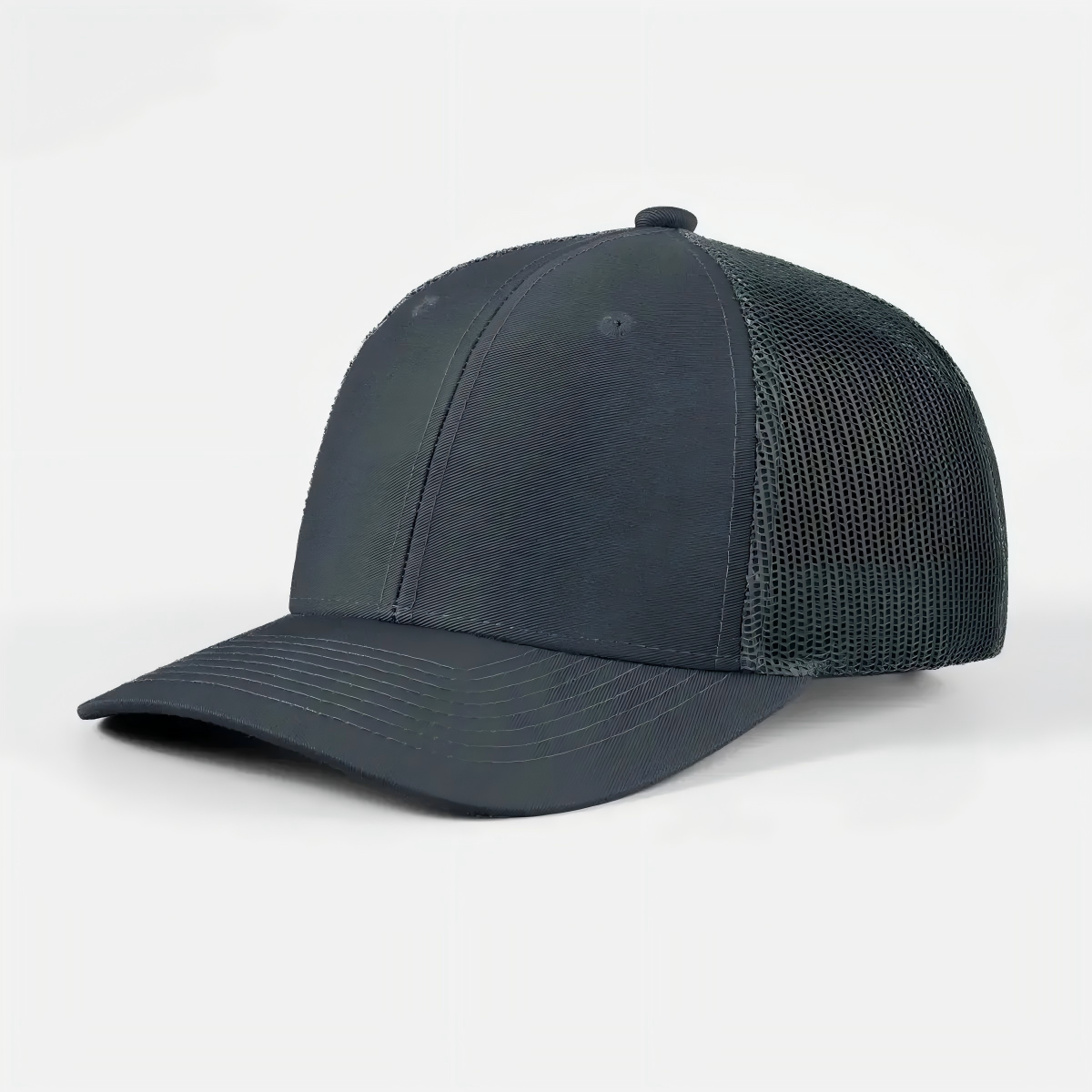 Blank 6 Panel Structured Mesh Trucker Hat Wholesale - 7018 Foremost Hat-Wholesale & Custom Hats