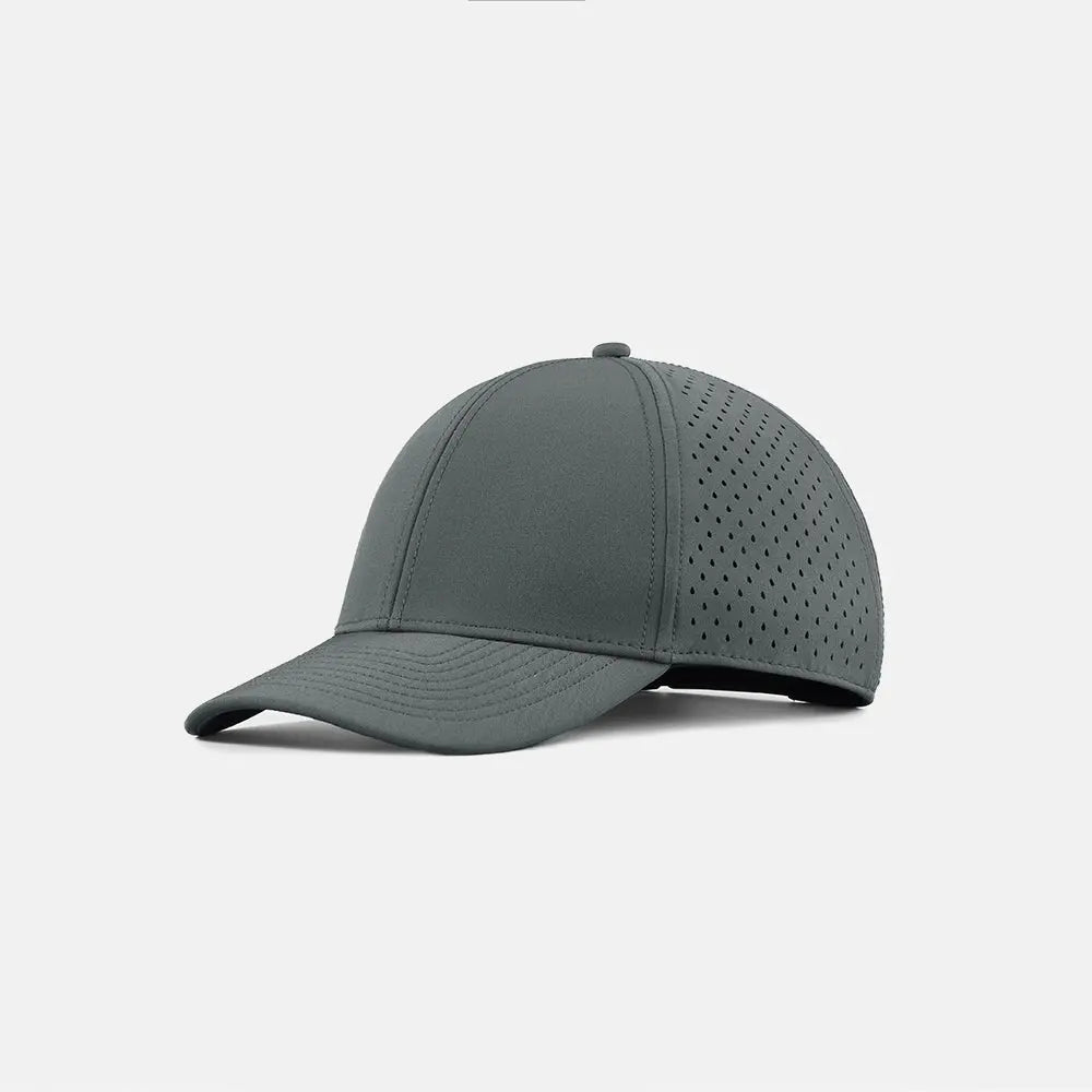 Blank 6 Panel Water Repellent Perforated Snapback Hats - 6266 foremosthat