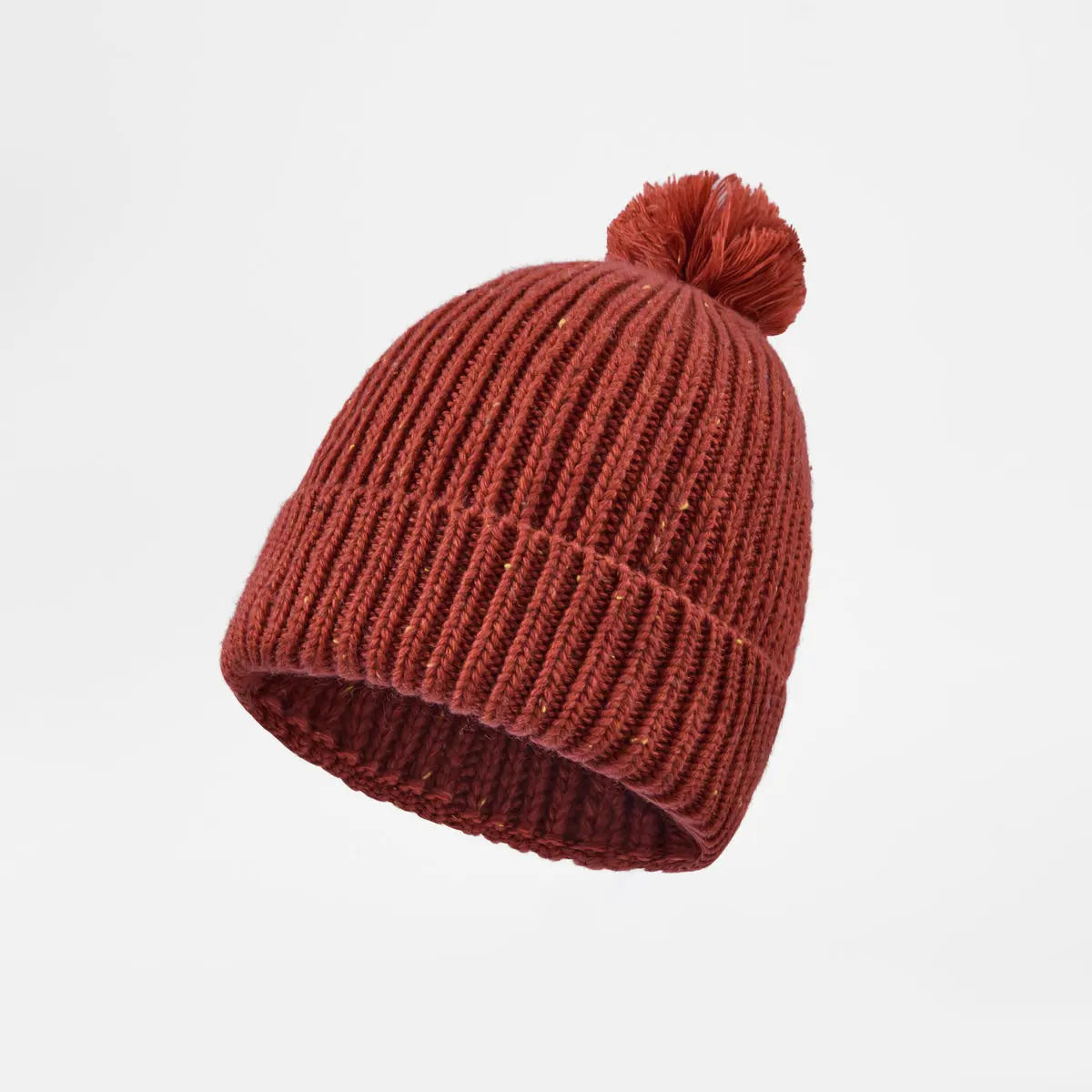 Blank Wool Flecked Pom Pom Beanie Wholesale - 1192 Foremost Hat-Wholesale & Custom Hats