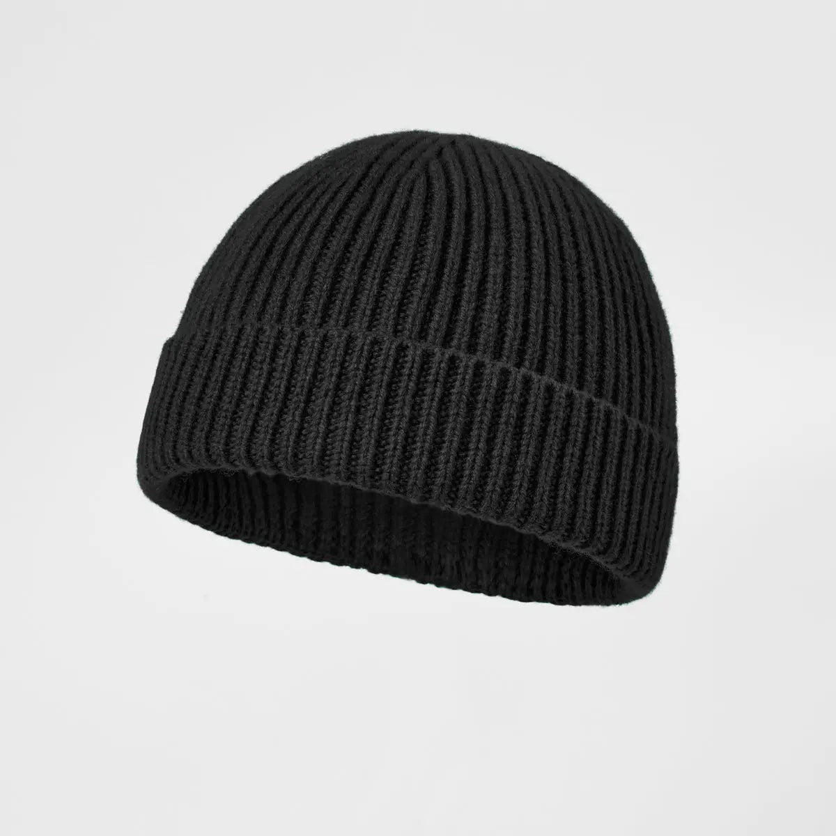 Blank 100% Merino Wool Short Fisherman Beanie Wholesale - 1281 Foremost Hat-Wholesale & Custom Hats
