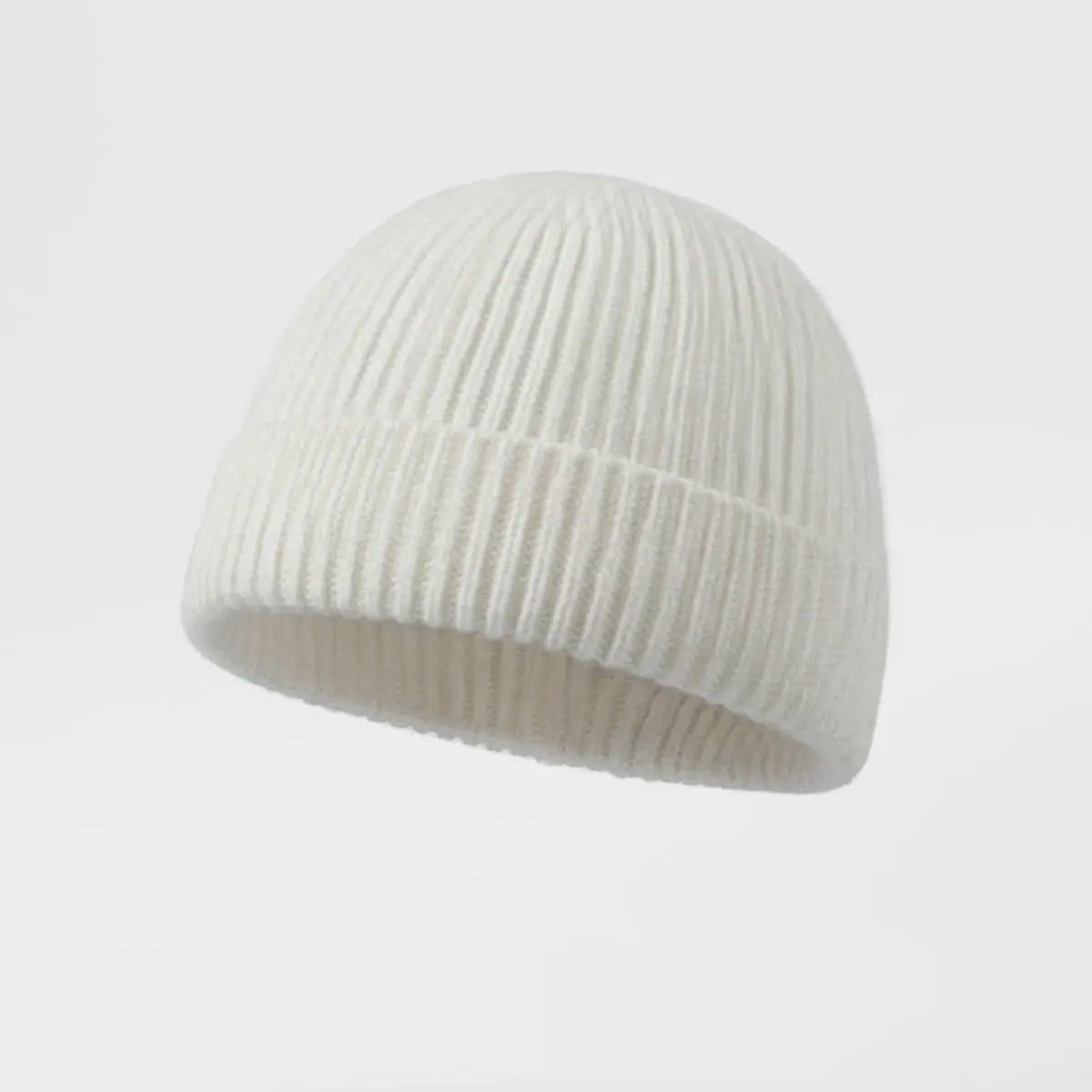 Blank 100% Merino Wool Short Fisherman Beanie Wholesale - 1281 Foremost Hat-Wholesale & Custom Hats