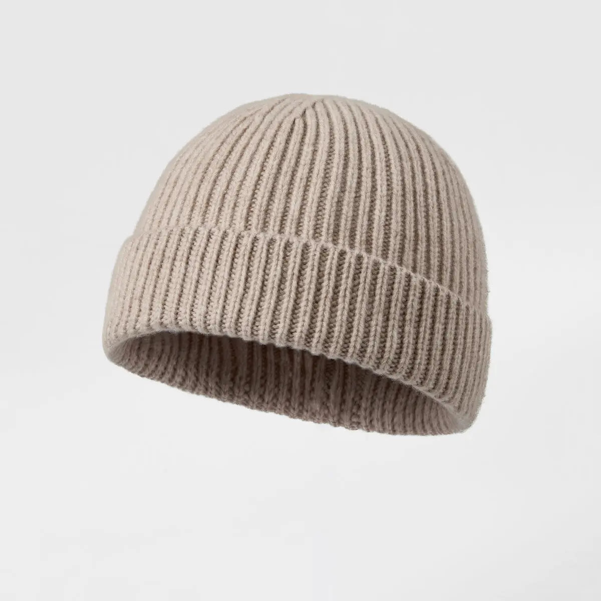 Blank 100% Merino Wool Short Fisherman Beanie Wholesale - 1281 Foremost Hat-Wholesale & Custom Hats