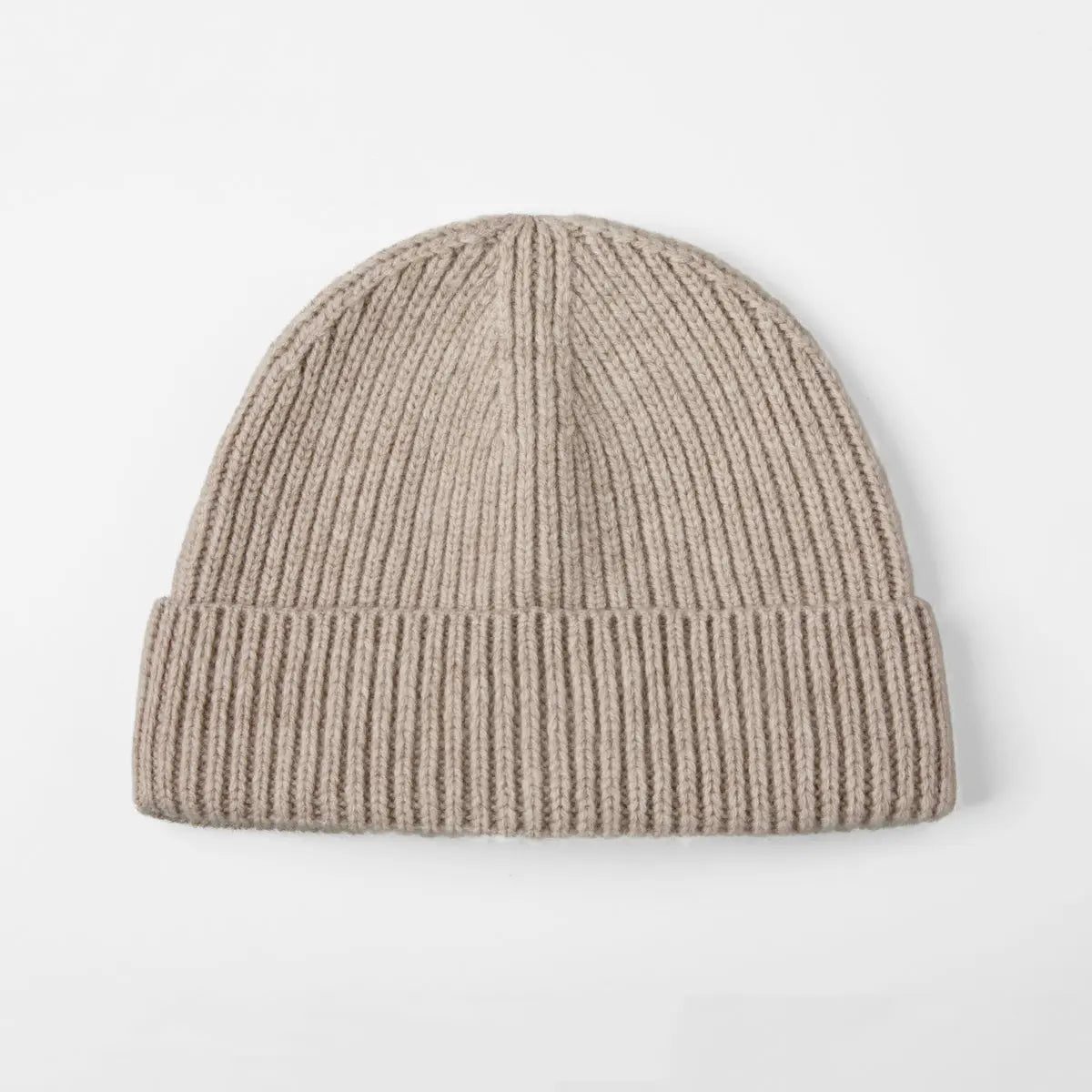 Blank 100% Merino Wool Short Fisherman Beanie Wholesale - 1281 Foremost Hat-Wholesale & Custom Hats