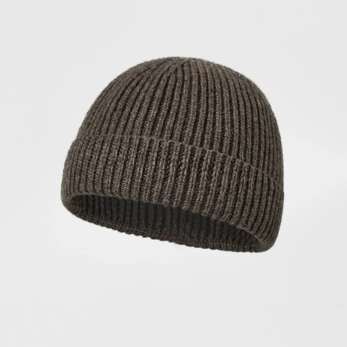 Blank 100% Merino Wool Short Fisherman Beanie Wholesale - 1281 Foremost Hat-Wholesale & Custom Hats