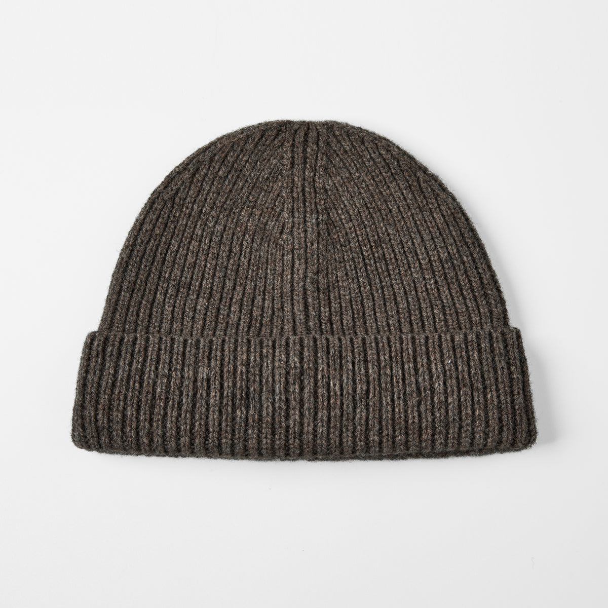 Blank 100% Merino Wool Short Fisherman Beanie Wholesale - 1281 foremosthat