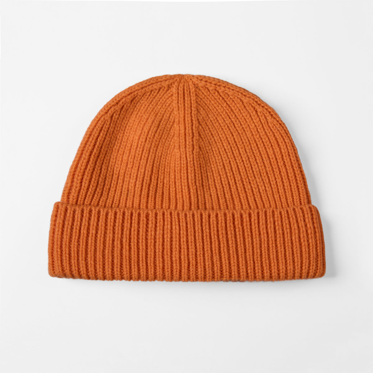 Blank 100% Merino Wool Short Fisherman Beanie Wholesale - 1281 foremosthat