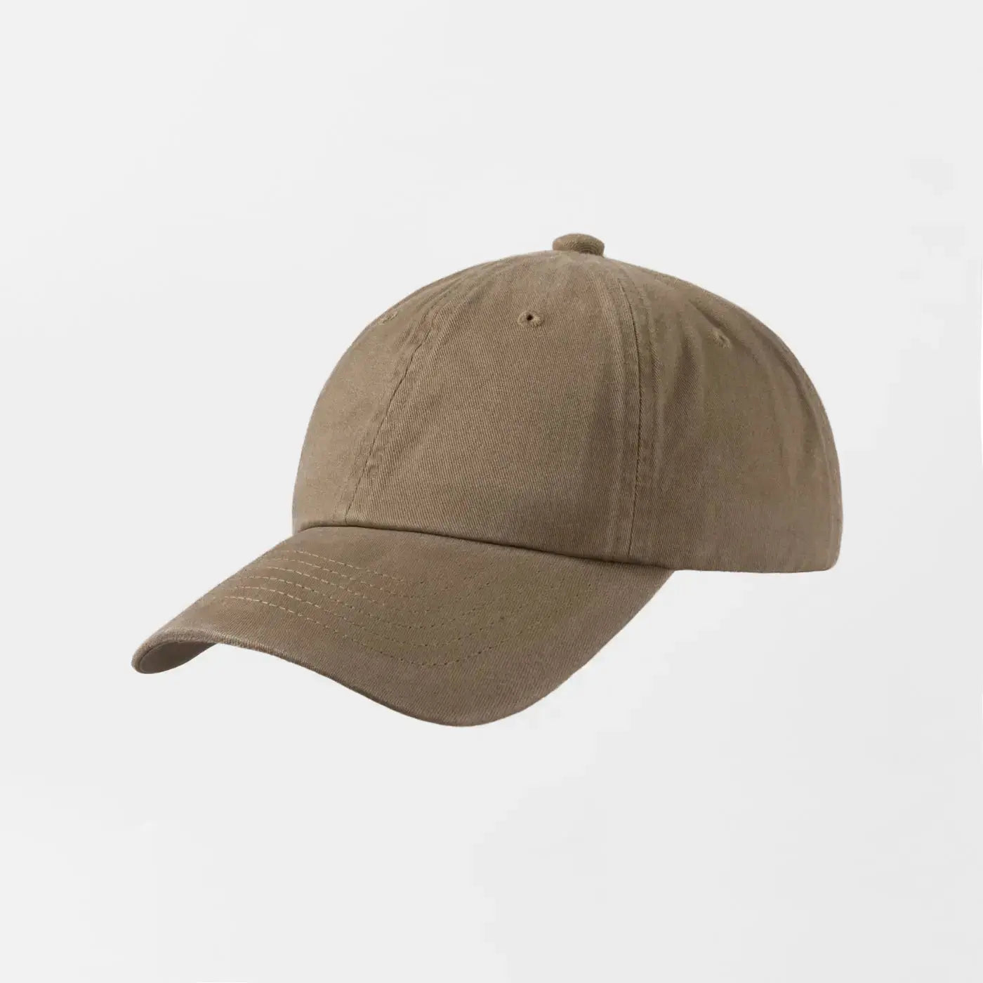 Blank Unstructured Cotton Sanded Dad Hat - 6019 D.Khaki Foremost Hat