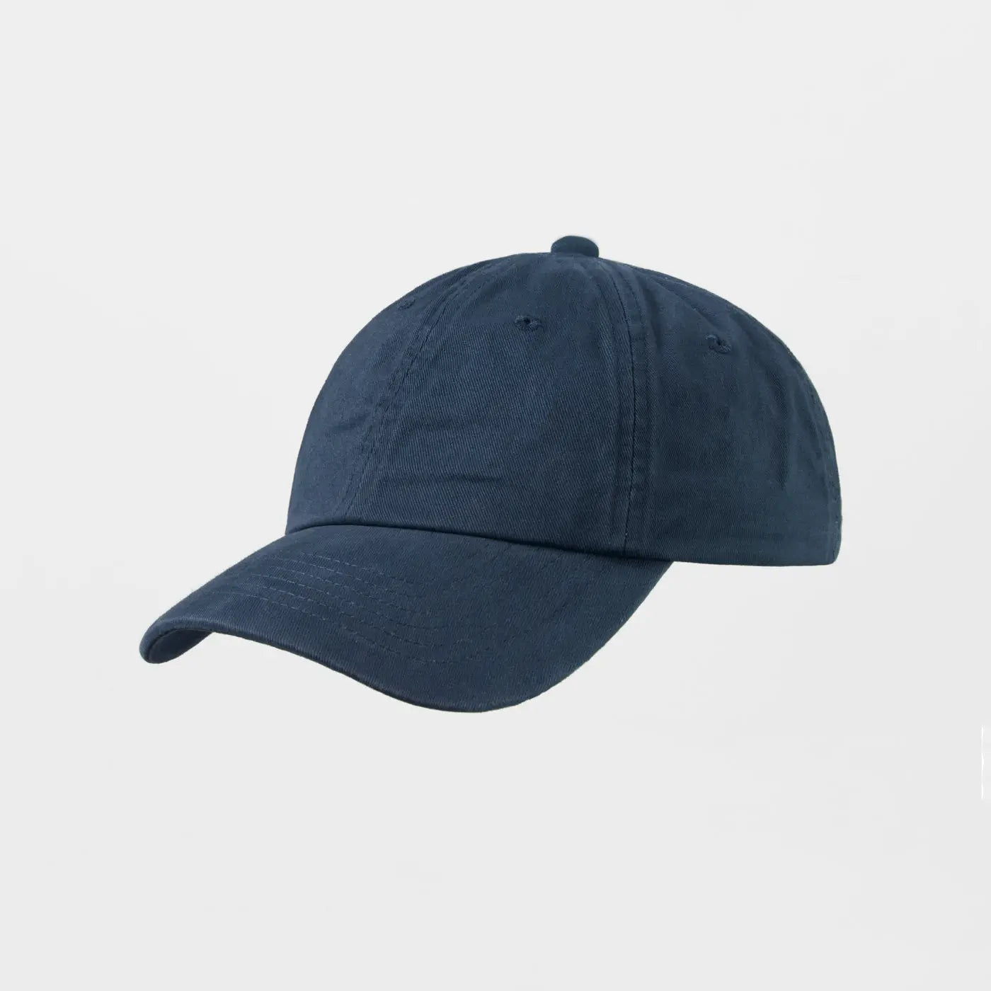 Blank Unstructured Cotton Sanded Dad Hat - 6019 Navy Foremost Hat