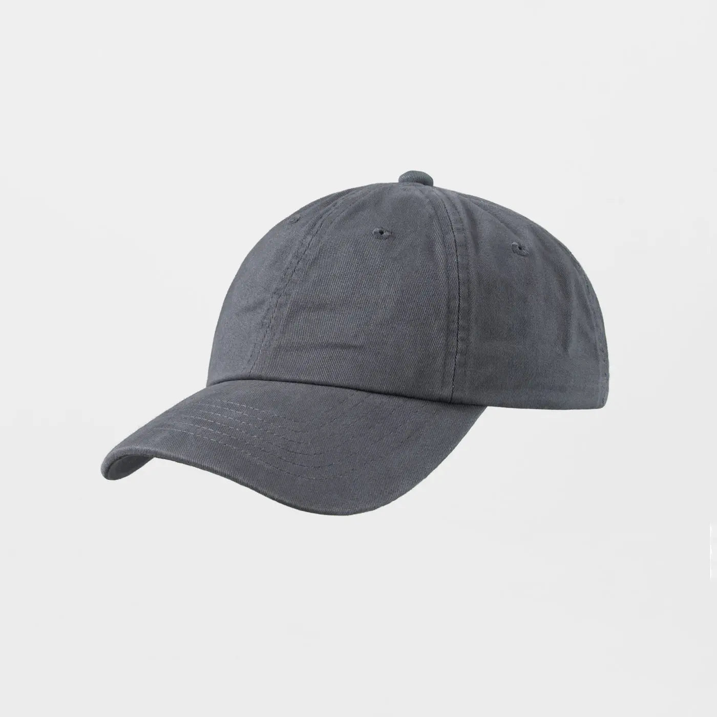 Blank Unstructured Cotton Sanded Dad Hat - 6019 Grey Foremost Hat
