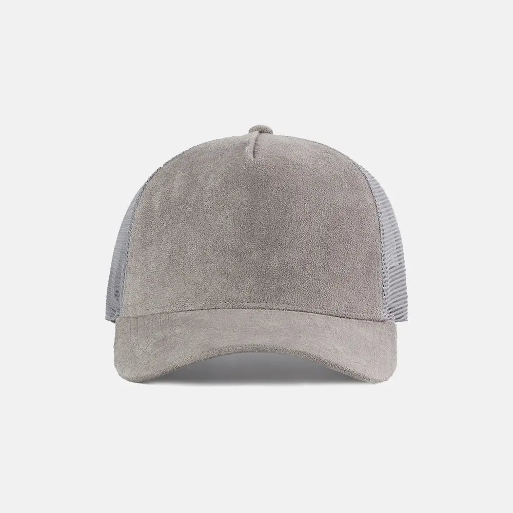 Blank 5 Panel Suede Trucker Hats Wholesale - 6710 foremosthat