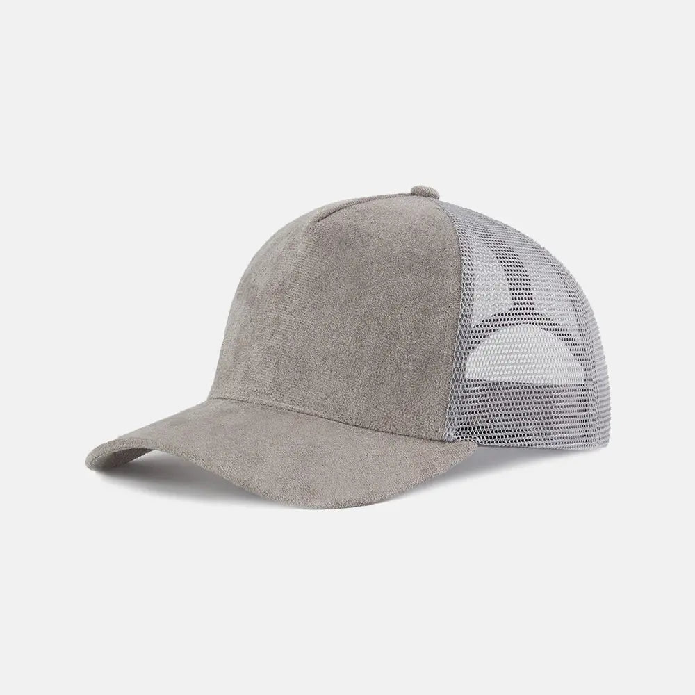 Blank 5 Panel Suede Trucker Hats Wholesale - 6710 foremosthat