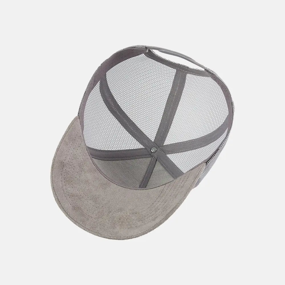 Blank 5 Panel Suede Trucker Hats Wholesale - 6710 foremosthat