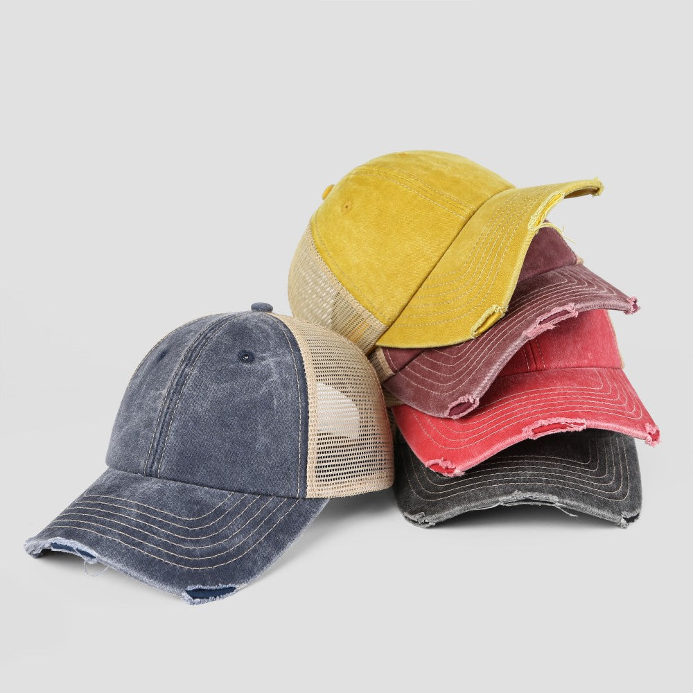 Blank Cotton Sand Vintage Trucker Hats Wholesale - 6532 Foremost Hat-Wholesale & Custom Hats