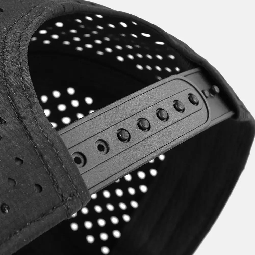 Blank 5 Panel Water Repellent Perforated Snapback Hat - 6023 foremosthat