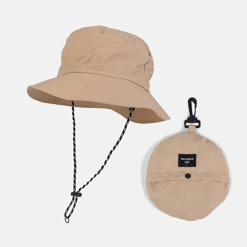 Blank Packable Water Repellent Bucket Hat - 128 | Wholesale Blank Hats