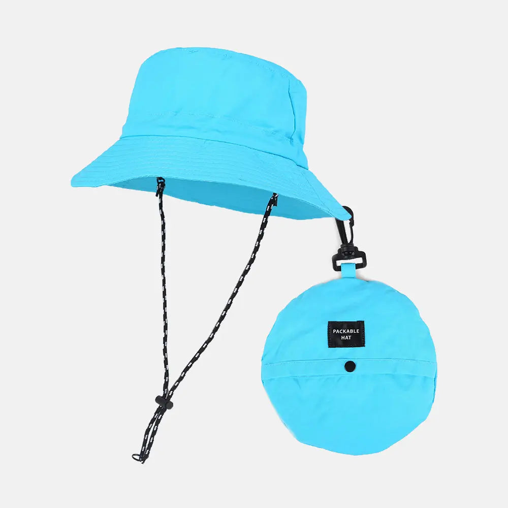 Blank Packable Water Repellent Bucket Hat - 128 | Wholesale Blank Hats