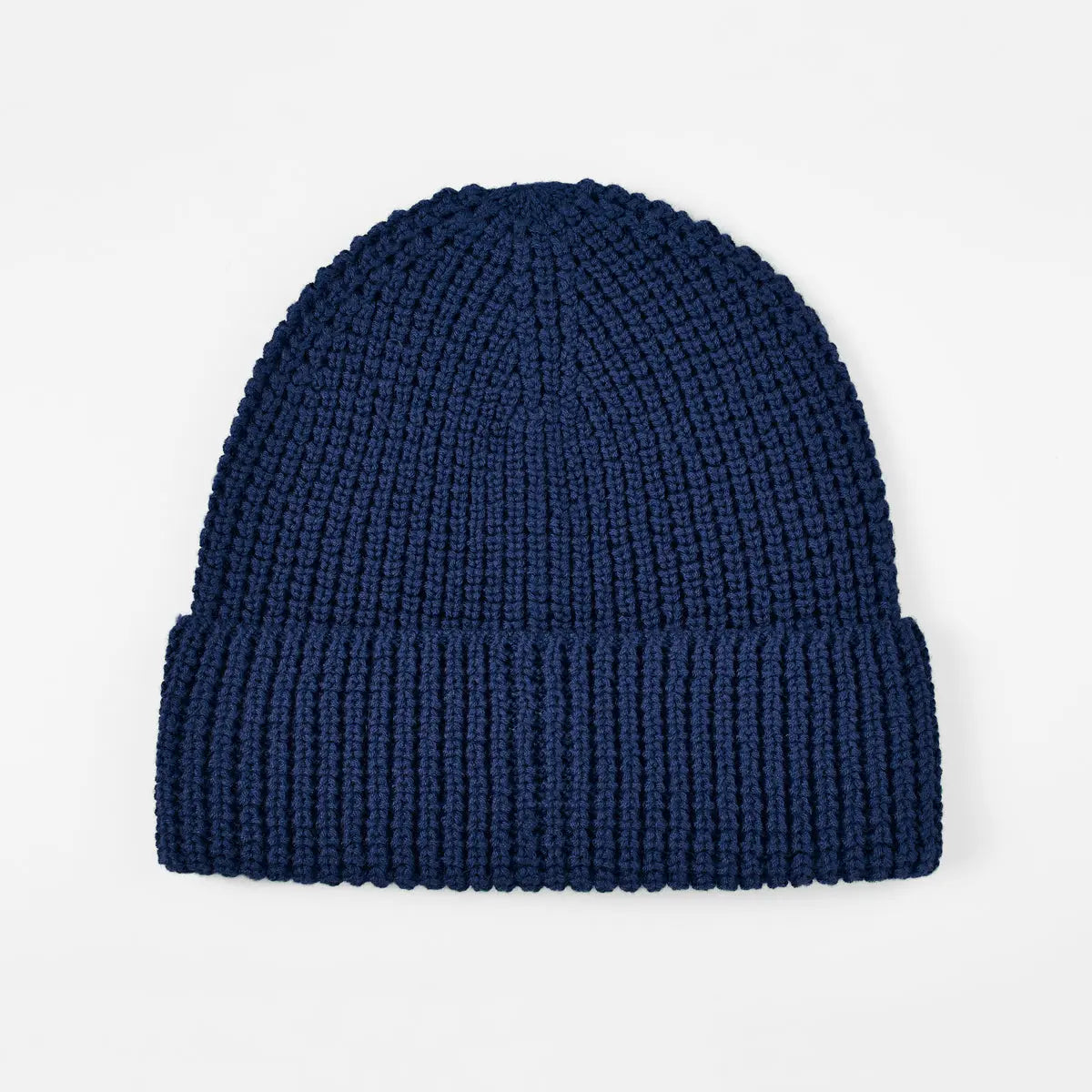 Blank Knit Cuffed Wool Waffle Beanie Wholesale - 1546 Foremost Hat-Wholesale & Custom Hats