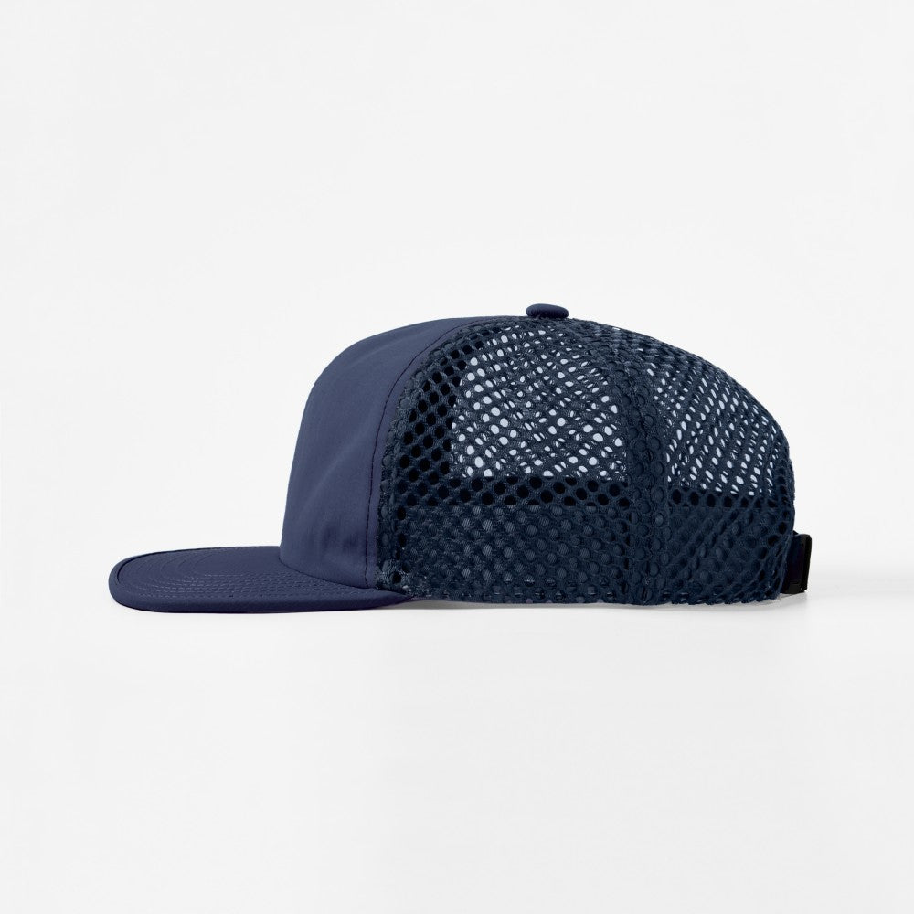 Blank 6 Panel Nylon Mesh Recycled Snapback Trucker Hat Wholesale - 6482 Foremost Hat-Wholesale & Custom Hats