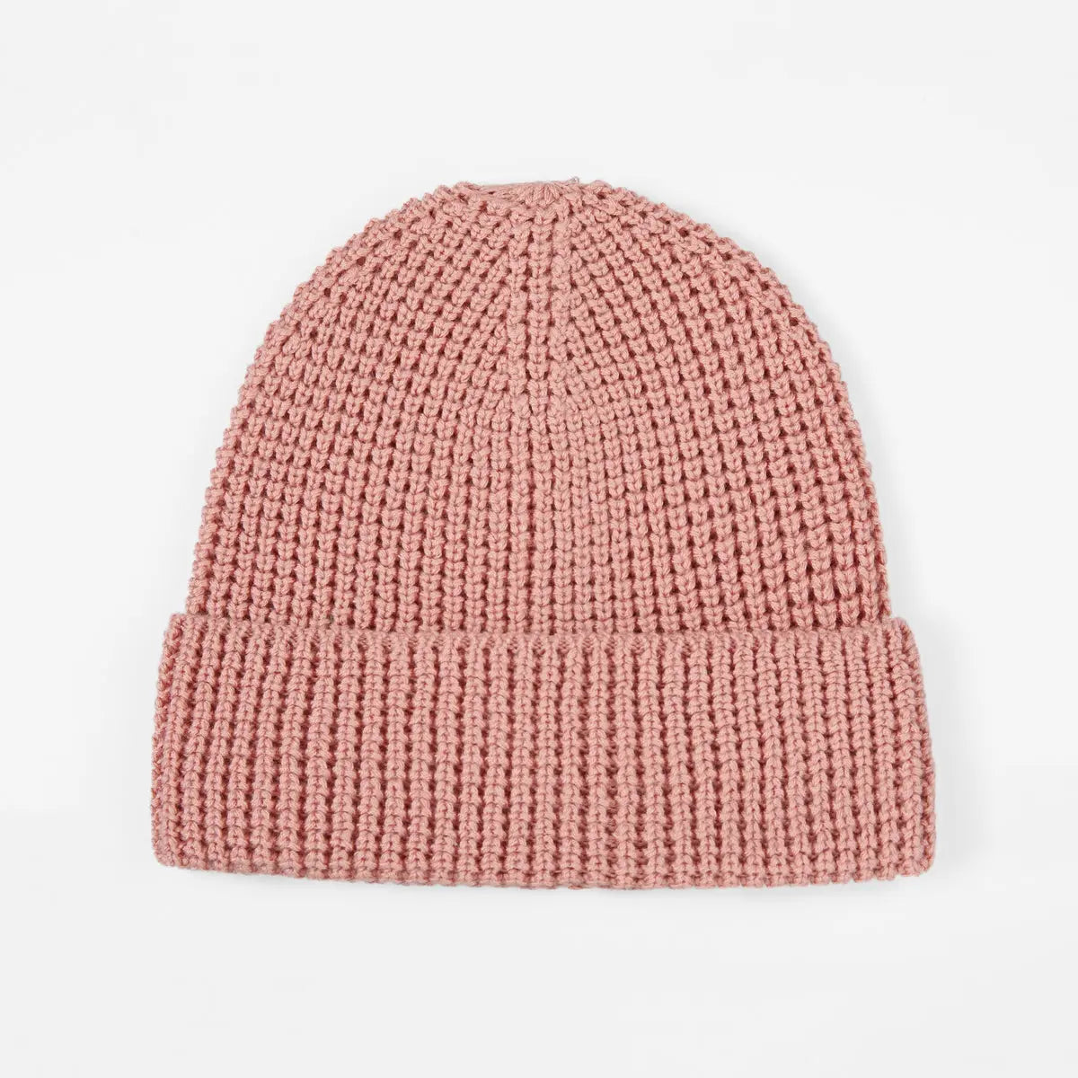 Blank Knit Cuffed Wool Waffle Beanie Wholesale - 1546 Foremost Hat-Wholesale & Custom Hats