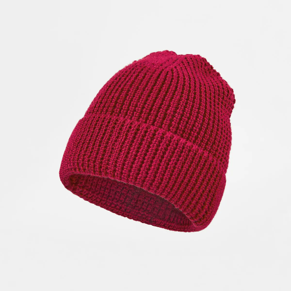 Blank Knit Cuffed Wool Waffle Beanie Wholesale - 1546 Foremost Hat-Wholesale & Custom Hats
