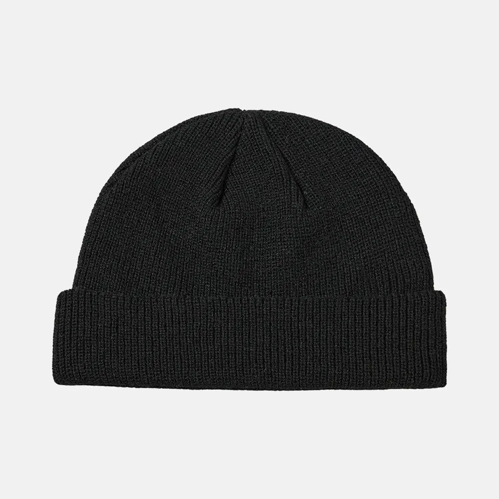 Blank Recycled Cuffed Fisherman Beanie - 1195 Black Foremost Hat