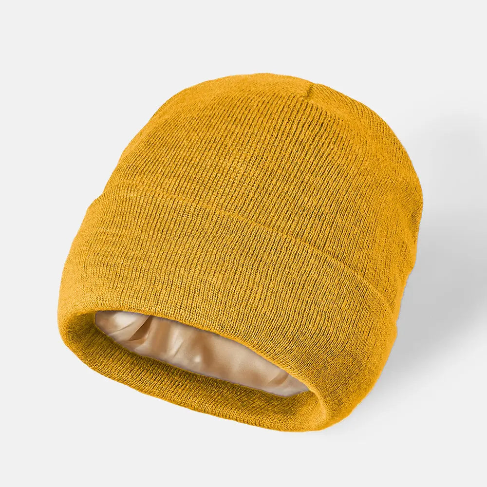 Blank Cuffed Satin Lined Beanie Wholesale - 1176 Ginger Foremost Hat