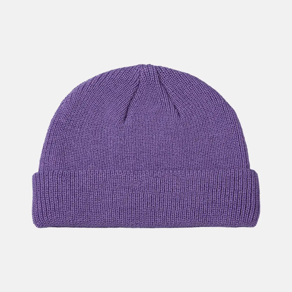 Blank Recycled Cuffed Fisherman Beanie - 1195 Purple Foremost Hat