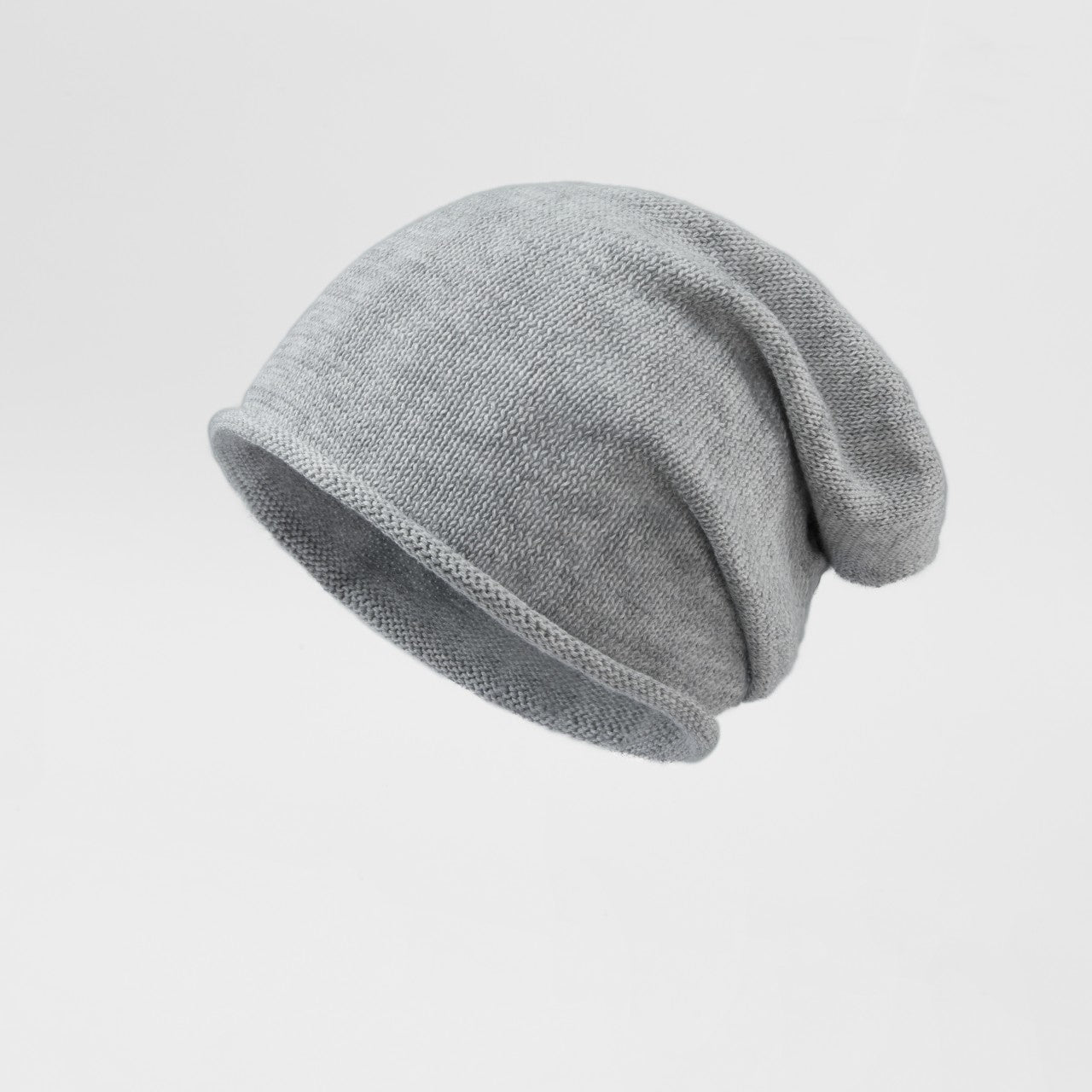 Blank RWS Merino Wool Blend Slouchy Knit Beanie Wholesale - 1258 Foremost Hat-Wholesale & Custom Hats