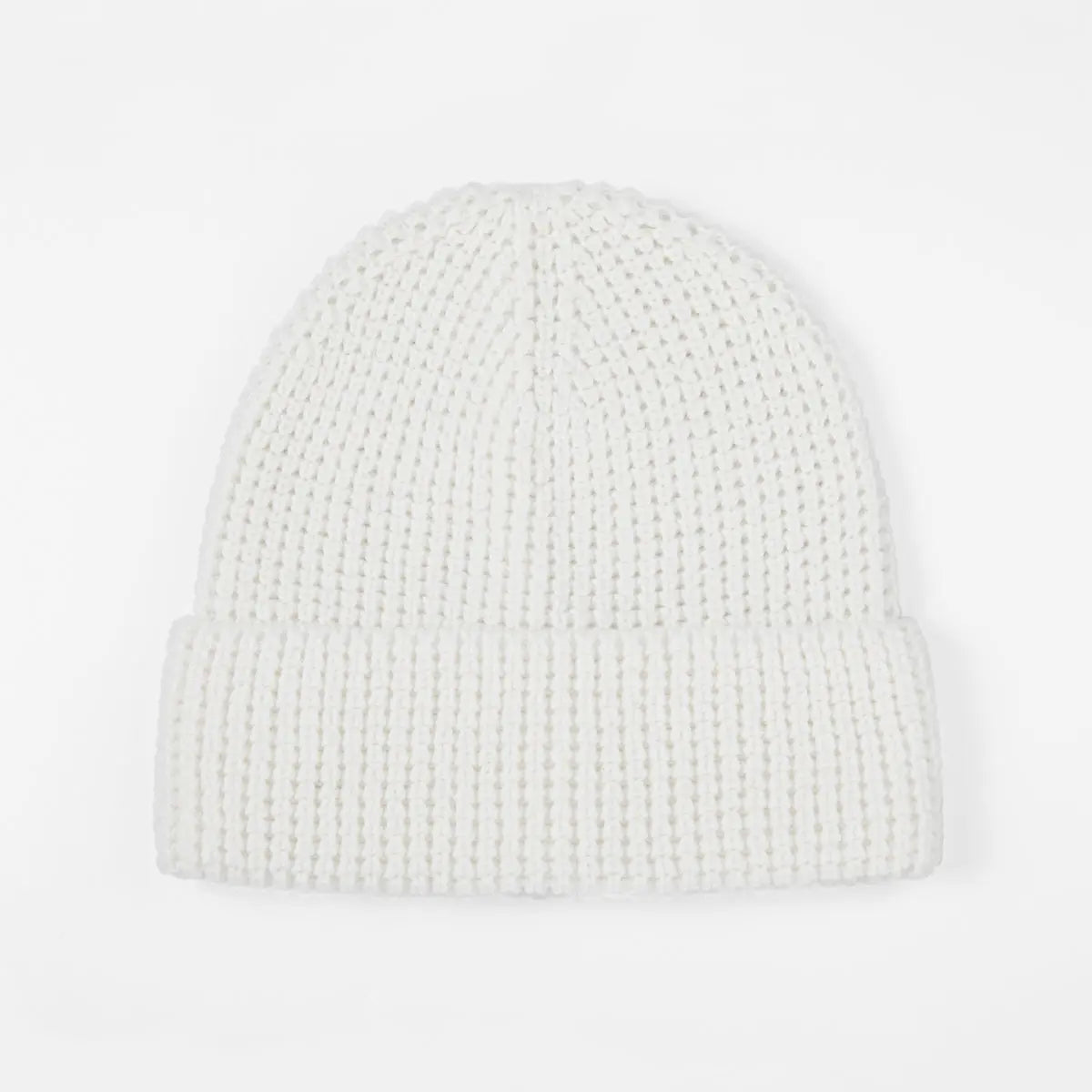 Blank Knit Cuffed Wool Waffle Beanie Wholesale - 1546 Foremost Hat-Wholesale & Custom Hats