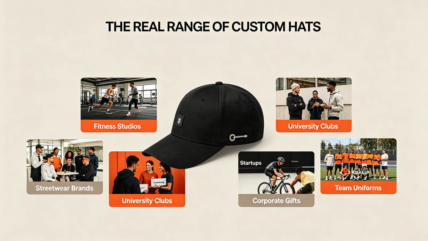 custom hats serving diverse brand purposes