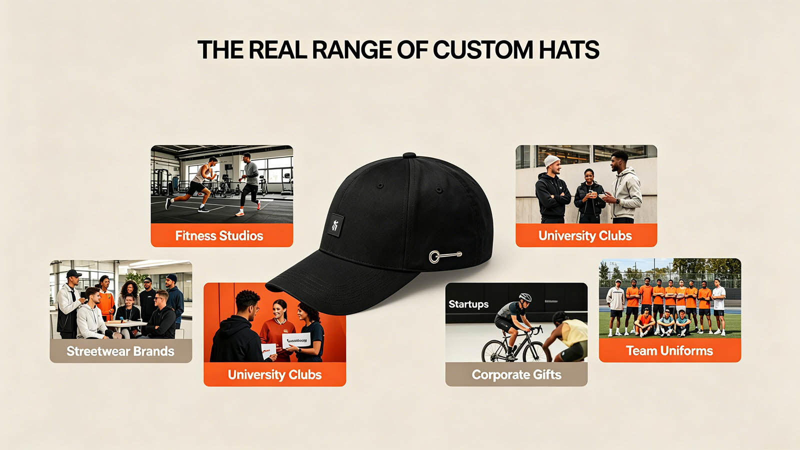 custom hats serving diverse brand purposes