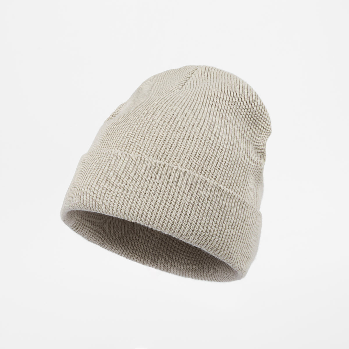 Blank 100% Organic Cotton Beanie Wholesale - 1101    Sand foremosthat